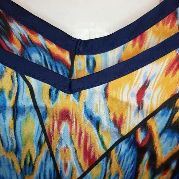 Lane Bryant Plus Size 26 Colorful Tank Top Lightweight FUN - Picture 3 of 11